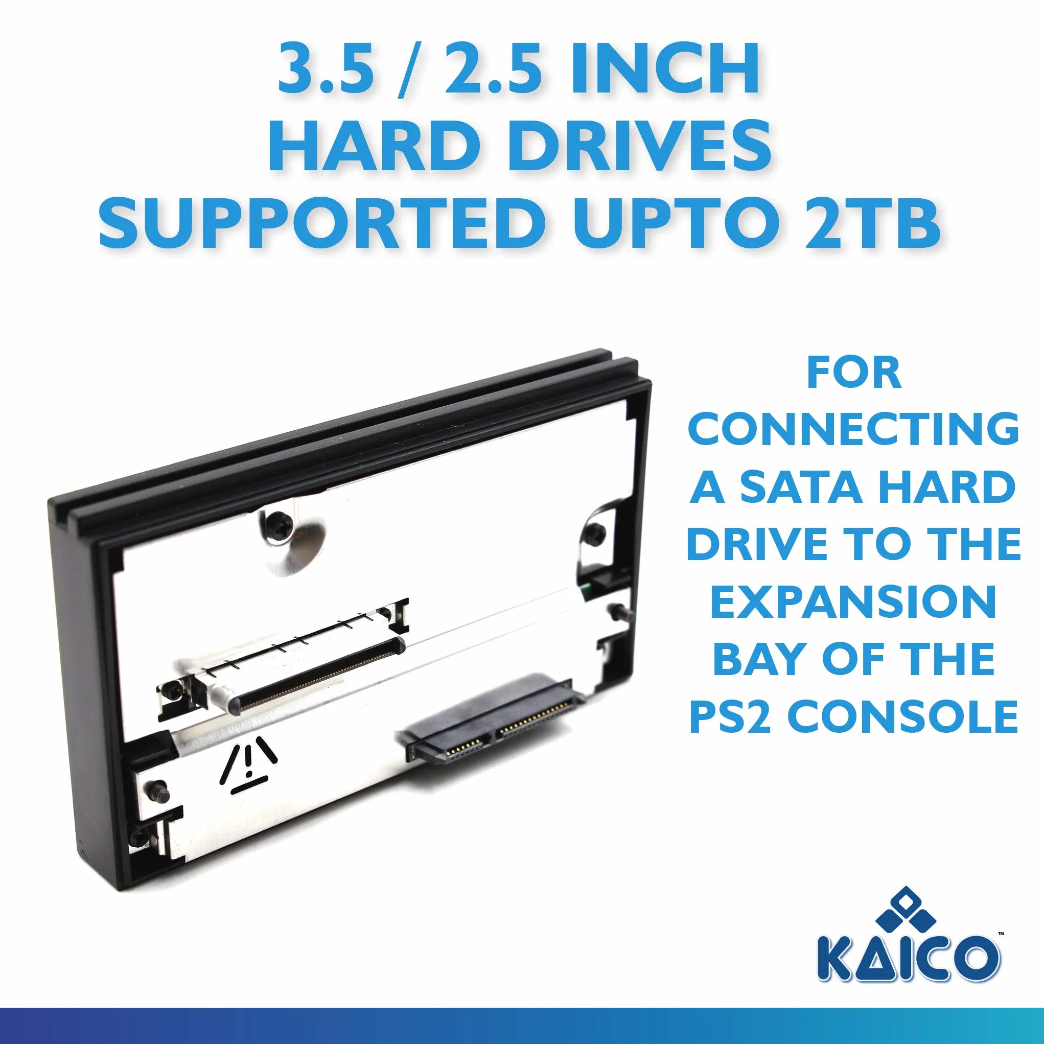 Kaico Edizione - SATA HD Hard Disk Adattatore HDD per Sony PlayStation2 PS2 - Esegui CFW come McBoot FMCB/FMHD direttamente dal disco rigido.