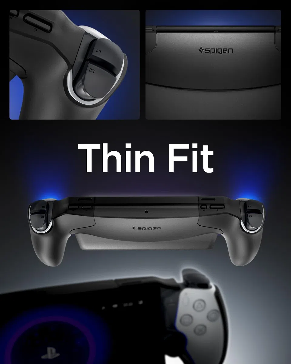 Spigen Cover Thin Fit Compatibile con Playstation Portal Remote Player- Nero
