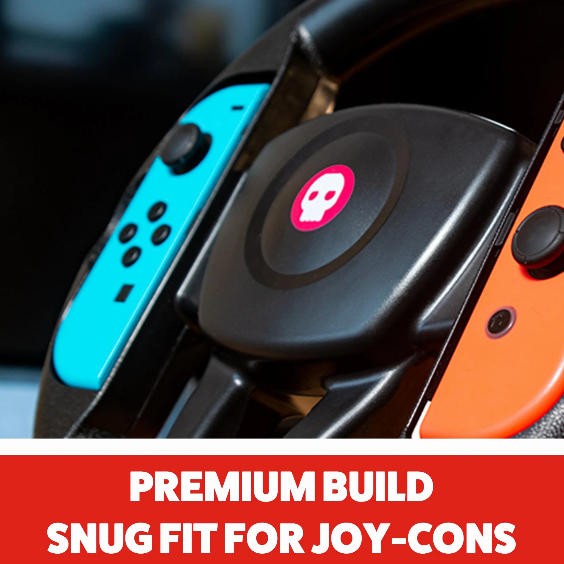 Numskull Supporto da Tavolo con Volante Joy-Con per Nintendo Switch & OLED – Accessorio Volante da Corsa