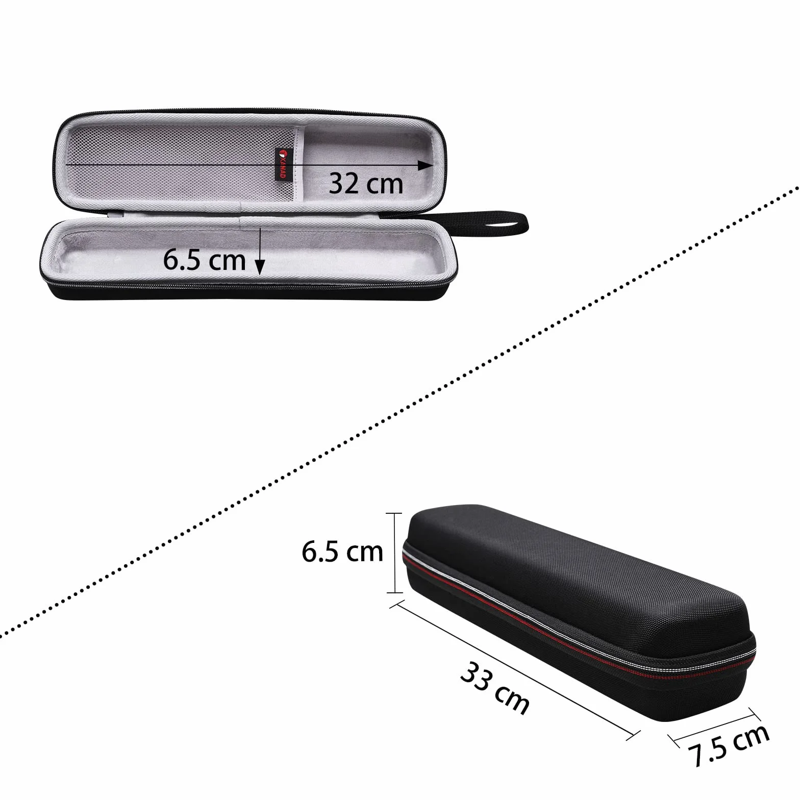XANAD Custodia per Doxie Go SE, Brother DS-640, DS-940DW, DS-740D, DS-720D Scanner per documenti portatile compatto