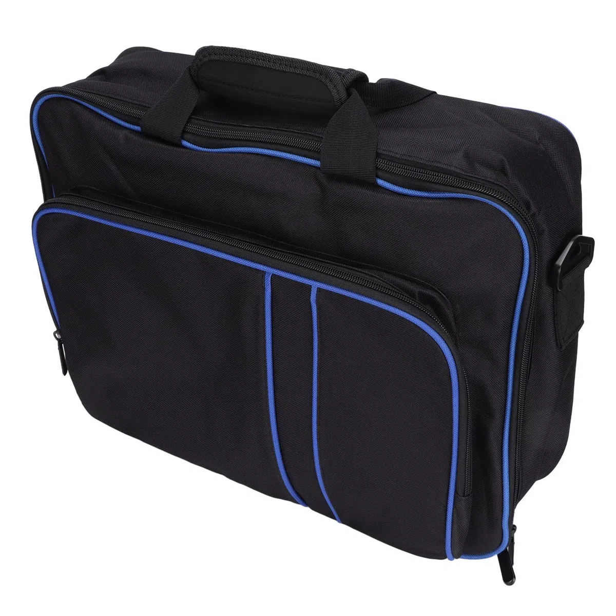 per Custodia da Trasporto, Custodia Protettiva Rigida per Console Custodia da Viaggio, Grande Capacità Ergonomica per Console di Gioco/controller/auricolare/scheda di Gioco (Blu