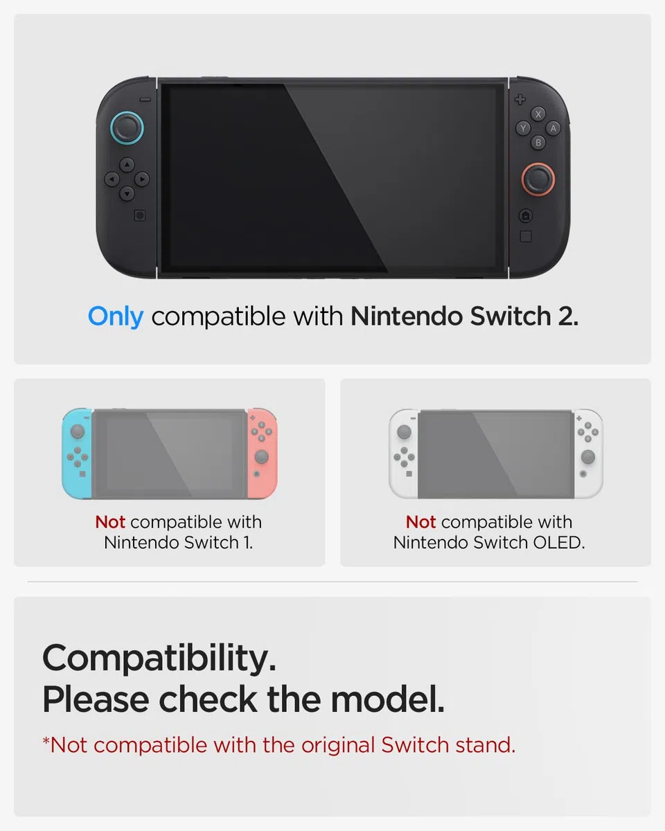 Spigen Cover Ultra Hybrid Compatibile con Nintendo Switch 2 (2025), Custodia per Nintendo Switch 2 - Frost Black
