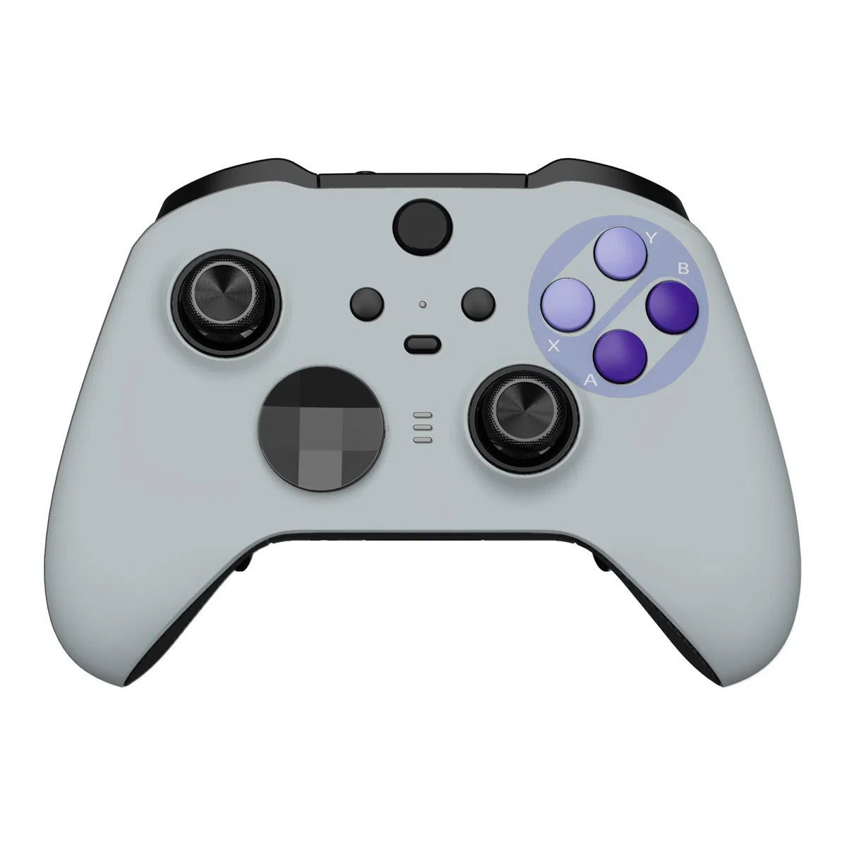 eXtremeRate Custodia Cover per Xbox Elite Series 2 Controller Model 1797,Scocca Case Frontale Ricambio per Xbox Elite Series 2 Wireless Controller Core&2 Anelli-Stile Snes