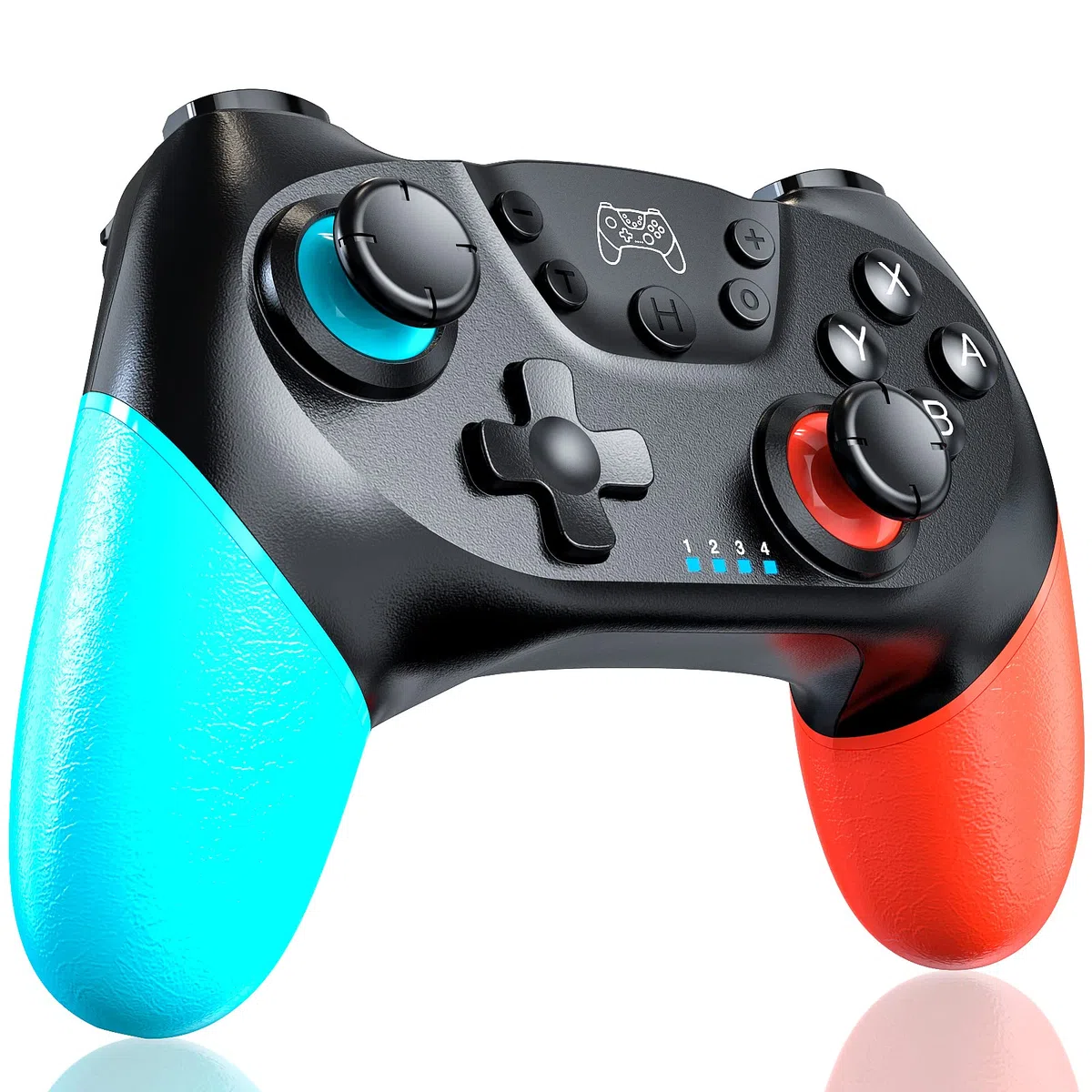 Controller per N-Switch, Wireless Bluetooth Switch Pro Controller, Switch Joystick Gamepad con Turbo Regolabile Dual Shock Gyro Axi