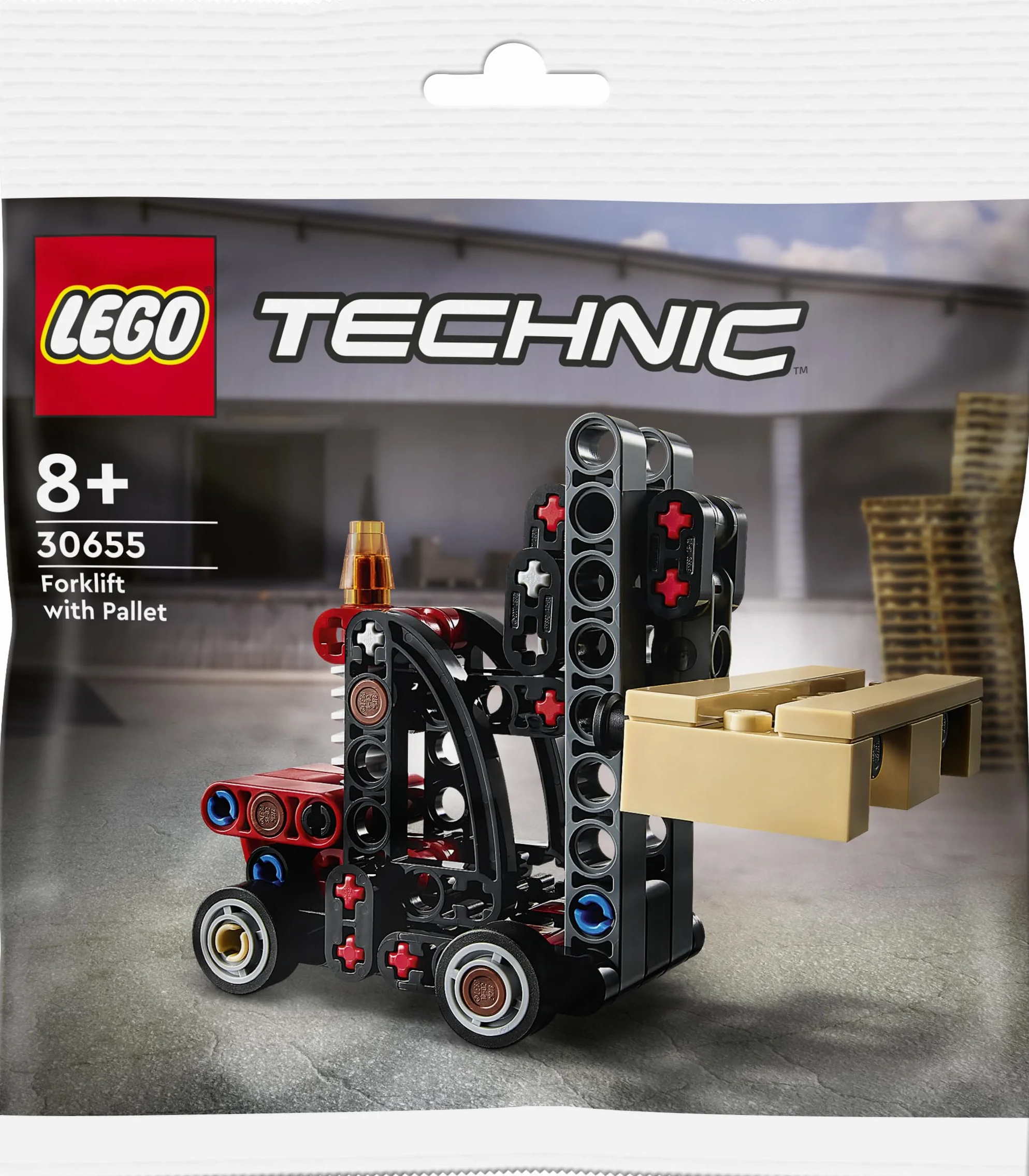 Lego Technic Gabelstapler mit Palette 30655