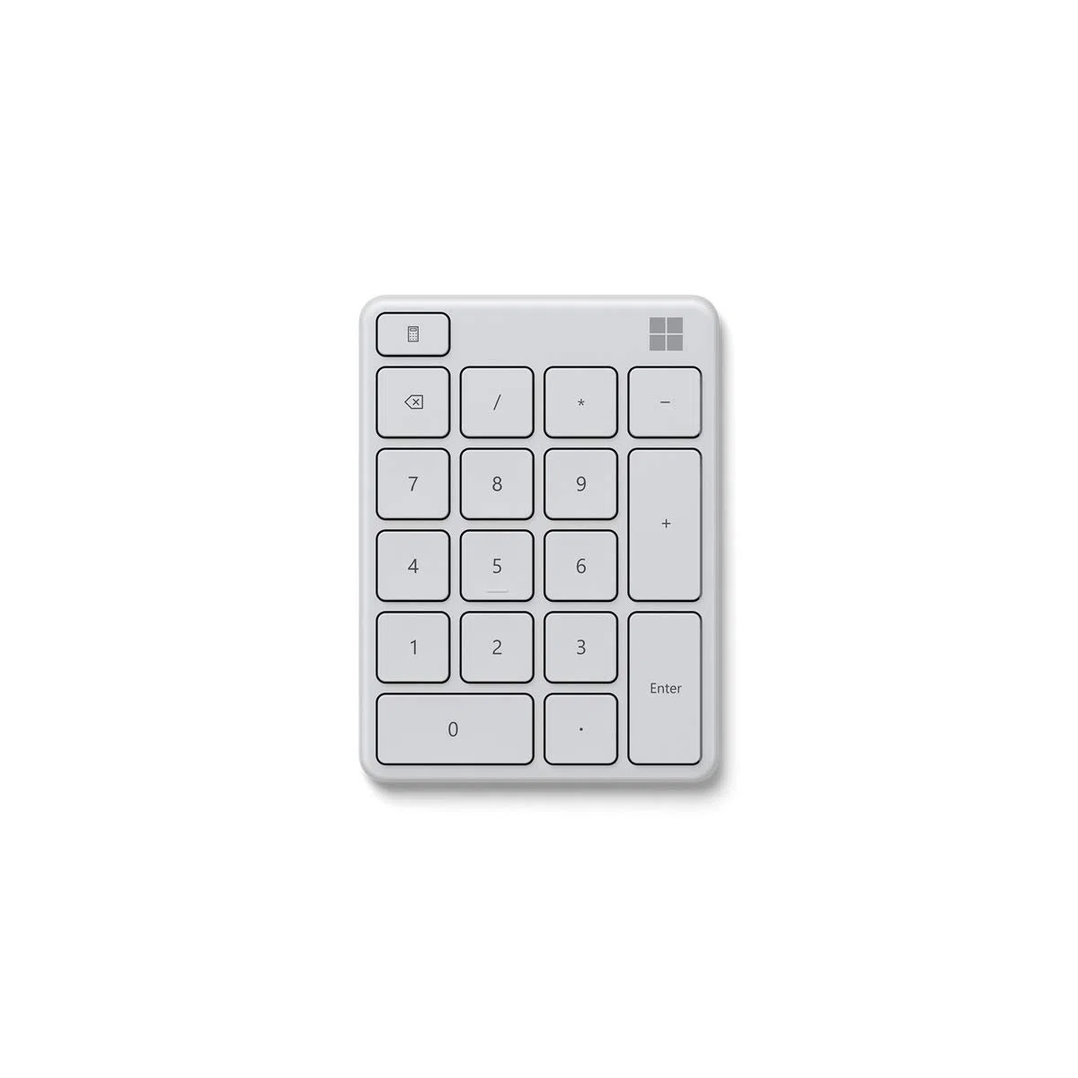 Microsoft Number Pad clavier numérique Universel Bluetooth Blanc