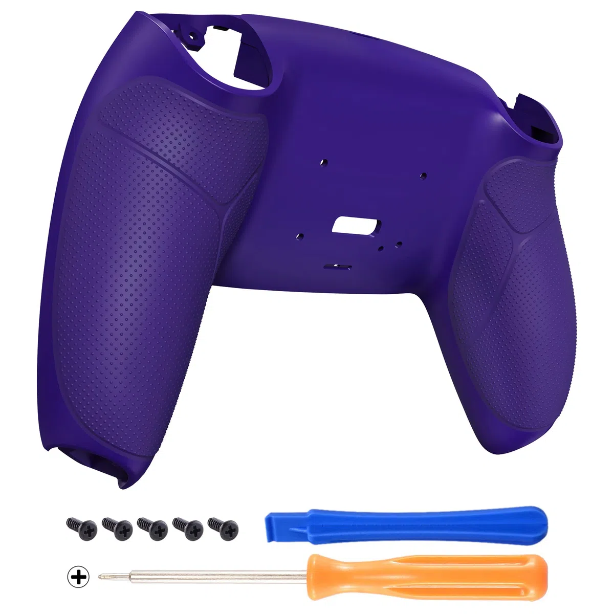 eXtremeRate Cover Posteriore Grip Gommato per Rise/RISE4 Remap Kit per ps5 Controller(Senza Controller&Remap Kit)-Galactic Purple