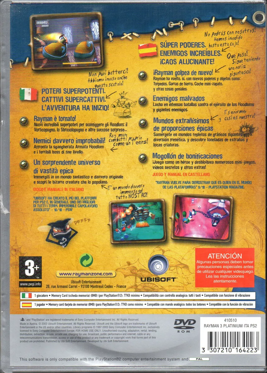 Rayman 3-(Ps2)