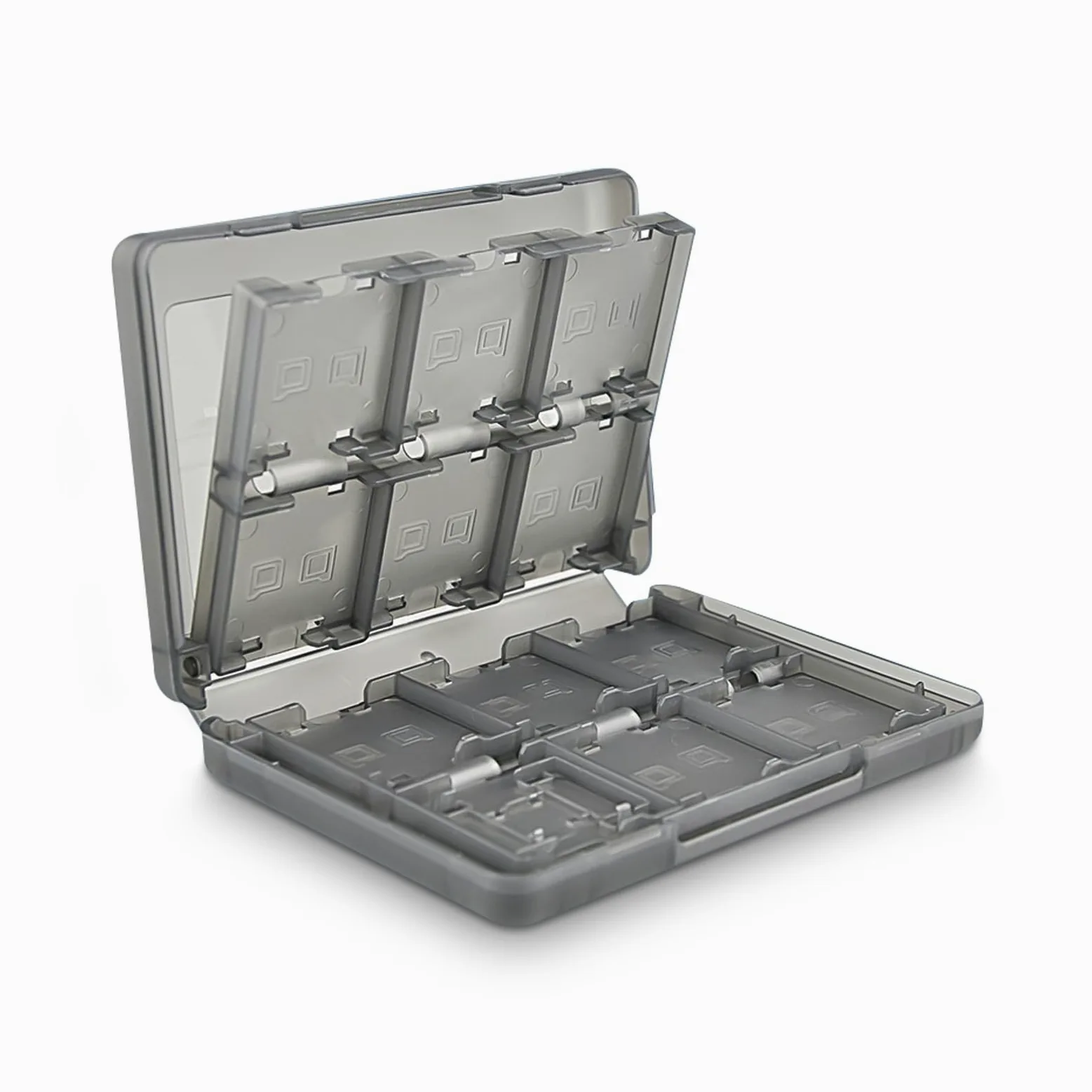 Game Holder Card Case 28 in 1 compatibile con Nintendo NEW 3DS/NEW 3DS XL/3DS/3DS XL/DSi/DSi XL/DS/NEW 2DS/NEW 2DS XL/2DS/2DS XL Cartuccia Storage Box, 3DS Game Holder Card Case, memoria gioco, Nero