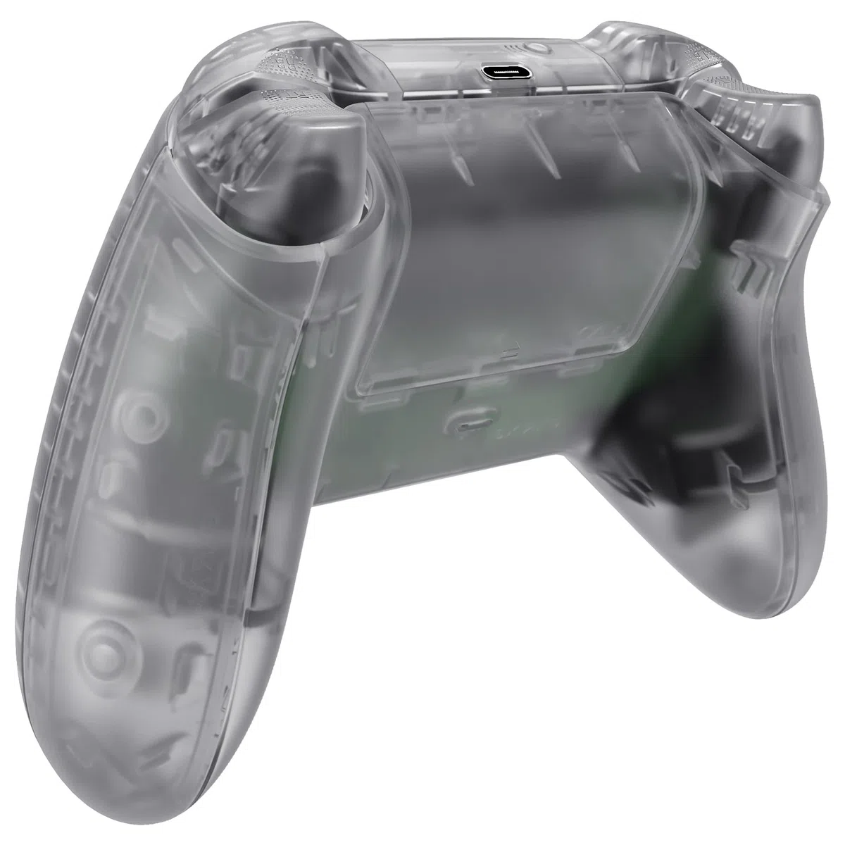 eXtremeRate Cover Custodia Grip Tasti Ricambio per Xbox Series X S Controller Copertura Pulsanti Tigger Analogici Grilletti per Xbox Series X S Joystick Model 1914-Trasparente