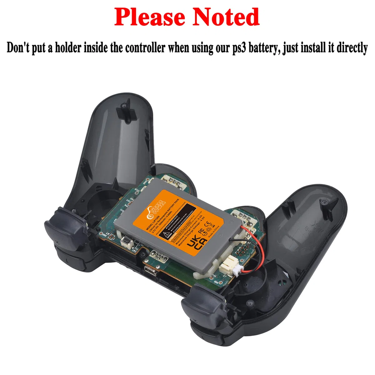 Pickle Power 2 x 1800mAh LIP1359 Batterie per Sony PS3 playstation 3 e Dualshock CECHZC2E CECHZC2U Wireless Controller
