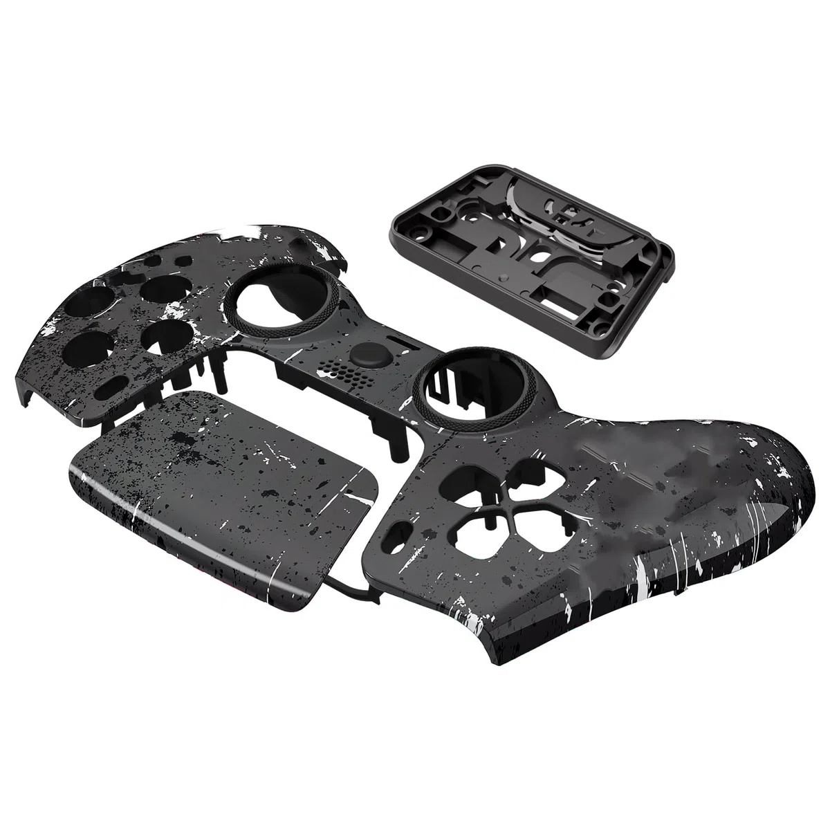 Cover Frontale Touchpad Ricambio per p5 Controller,Copertura Custodia Scocca Shell Ridisegnato Anelli Compatibile con p5 Joystick