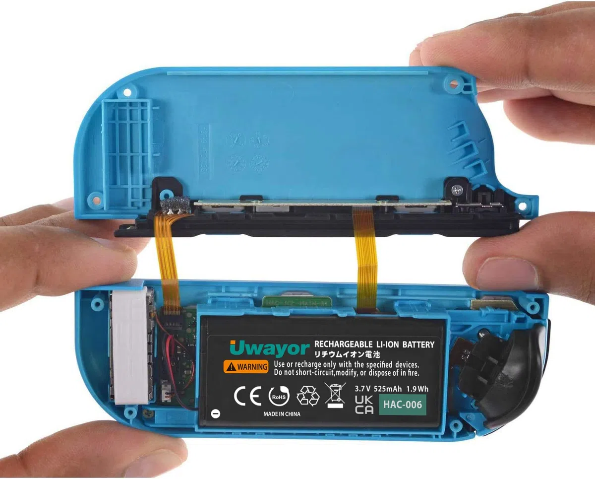 HAC-006 Batteria 2x per Nintendo Switch Joy-Con Controller HAC-015 HAC-016 Kit di Attrezzi