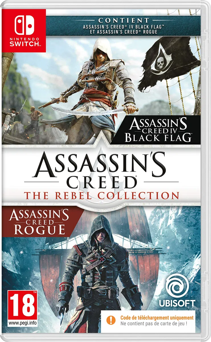 Assassin'S Creed Rebel Collection Switch Code In Box - Nintendo Switch [Edizione: Francia]