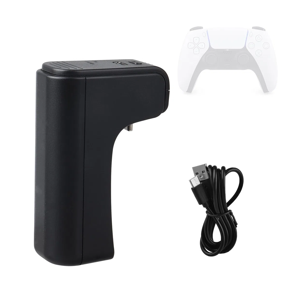 3500mAh e 5V Batteria per Controller Wireless Sony PS5, Li-Ion Ricaricabile per Playstation 5 DualSense, Batteria Portatile Ricaricabile, Gioca Durante la Ricarica (Cavo TYPE-C)