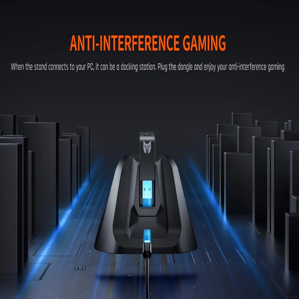 BIGBIG WON Gale PC wireless Controllers Motion Aiming, Hall Trigger, 4 pulsanti personalizzati, App Control Game Controller per PC/Switch/iOS/Android Con dock di ricarica (Nero)