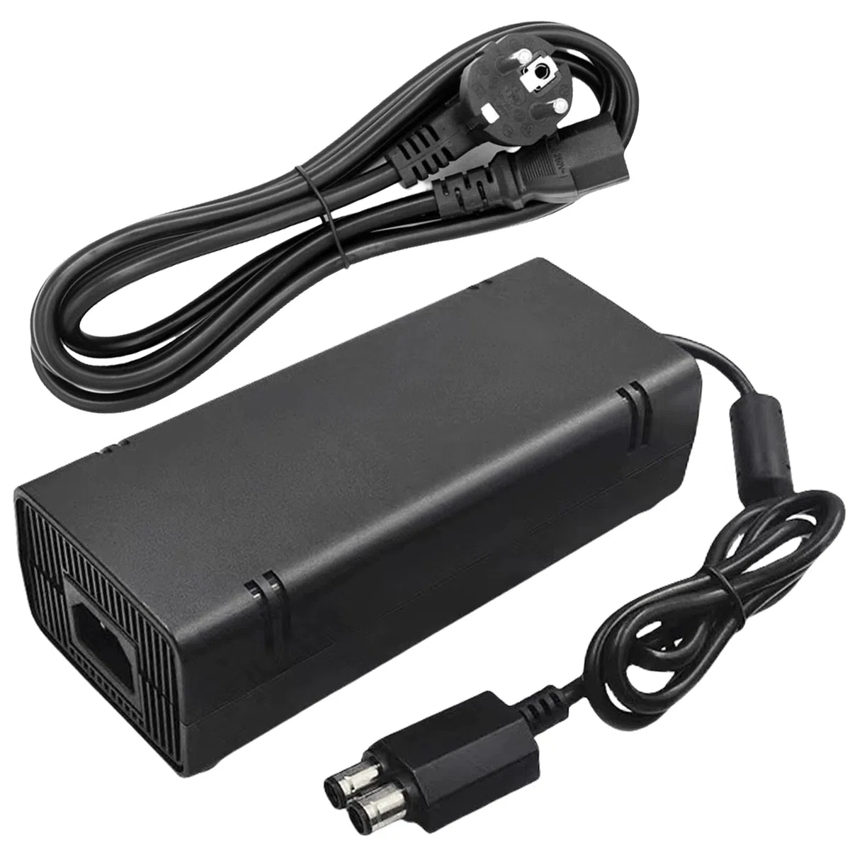 Cavo di alimentazione per Xbox 360 Slim: alimentatore da 135 W con cavo di alimentazione per Microsoft Xbox 360 Slim, alimentatore di rete, adattatore di alimentazione AC, indicatore LED AC
