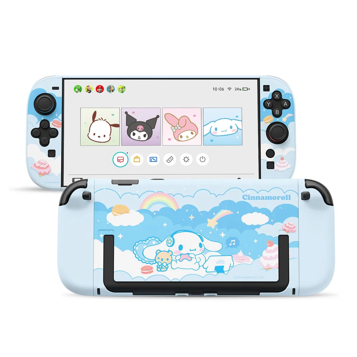 Kuitmor Custodia Protettiva Compatibile con Switch 2 Modello 2025, Custodia Protettiva Doccibile Rigida in PC Antigraffio e Antiurto Progettata per Switch 2025 - DEG