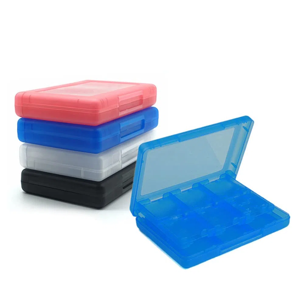 28-in-1 Custodia per schede di gioco Scatola di immagazzinamento per 3DS / 3DS / DSi/DSi XL/DSi LL/DS/DS Lite Sistema di archiviazione protettivo per carte di gioco (black)