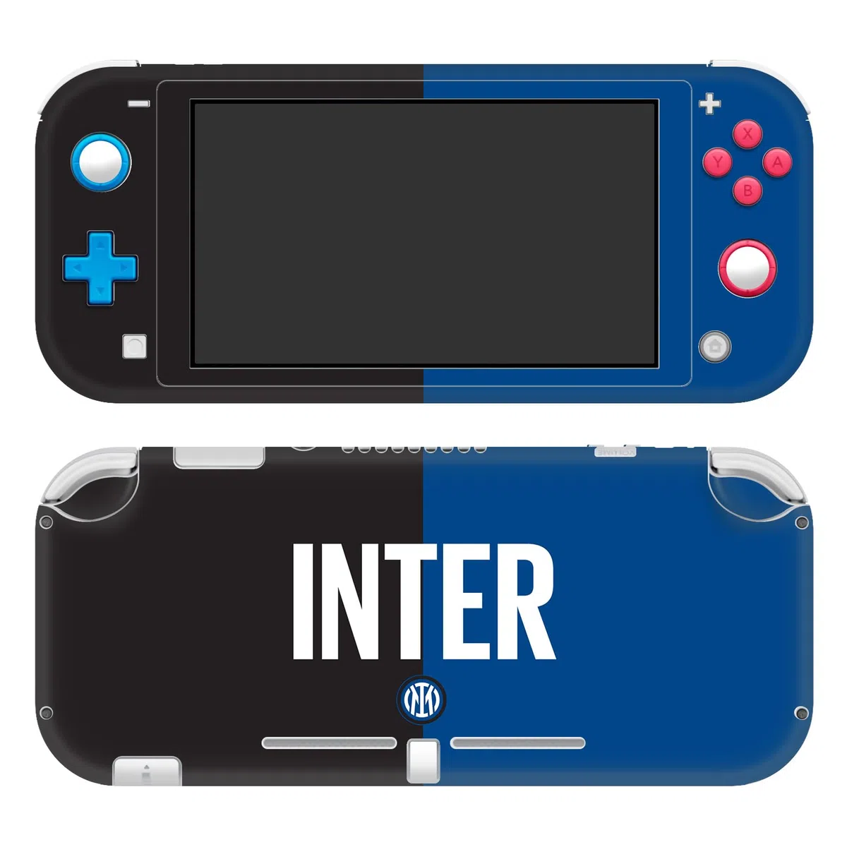Head Case Designs Licenza Ufficiale Inter Milan Inter Milan Logo Distintivo Vinile Sticker Gaming Pelle Adesivo Compatibile con Nintendo Switch Lite