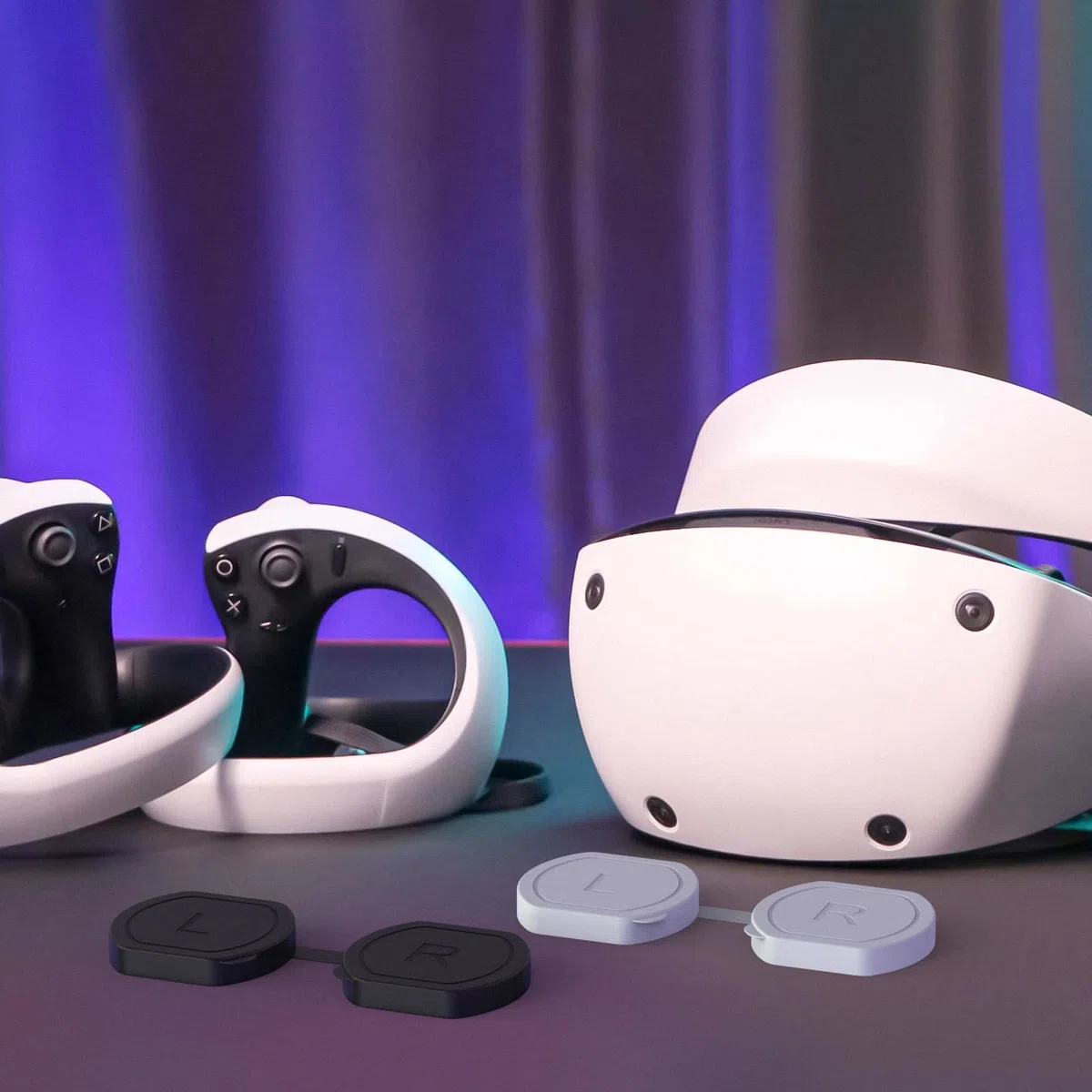 Geekria Cover protettiva per obiettivo compatibile con PSVR2, protezione in silicone per PlayStation VR2, antipolvere e antigraffio (nero)