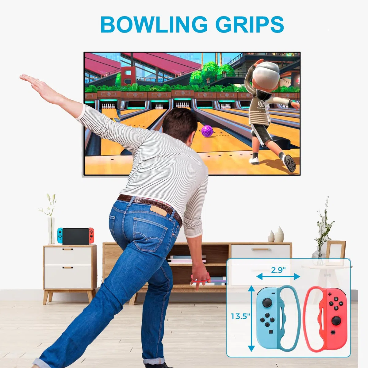 2025 Accessori Switch Sports, Kit di Accessori per Nintendo Switch Sports Gioco, Switch Sports Pack Bundle di Accessori per Giochi Sportivi OLED per Nintendo Switch