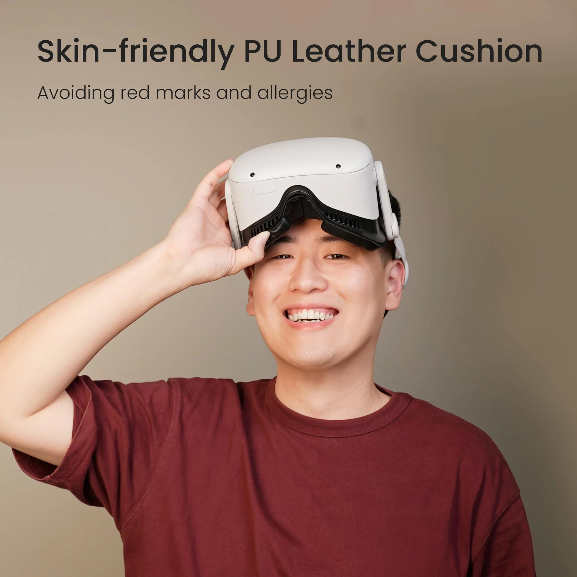 KIWI design Comfort Face Cover Pad Compatibile con Accessori Quest 2, Progetto di Circolazione Dell'Aria per Interfaccia Facciale Traspirante