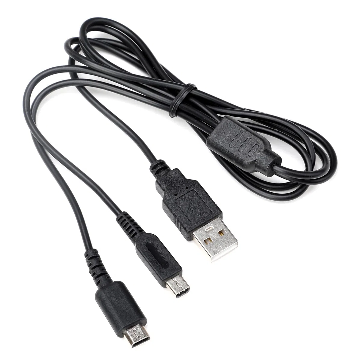 Cavo di Ricarica USB per Nint-endo DS Lite/NDSL, Cavo di Alimentazione 2 in 1 da 1,2m, Compatibile con Nin-ten-do 3DS/3DS XL/2DS/DSi/DSi XL/New 3DS/New 3DS XL/New 2DS XL/DS Lite, Caricabatterie di Ri