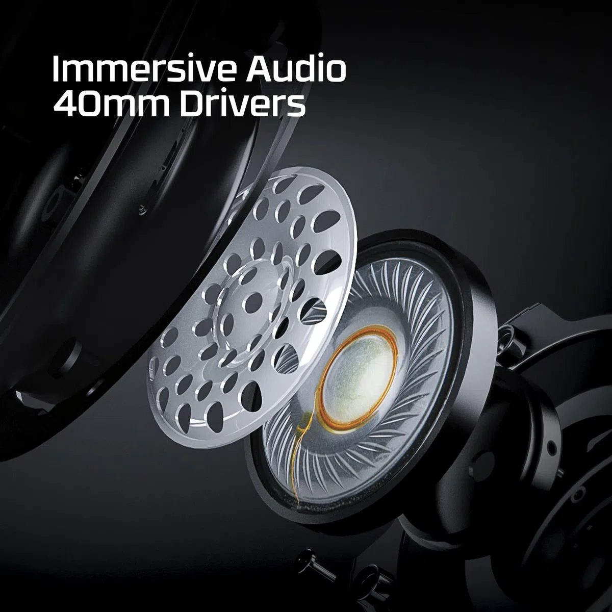 HyperX Cloud Stinger Core, Cuffie da Gaming Senza Filo, Connessione a 2,4 GHz, Telaio in Acciaio, Cuscinetti in Memory Foam Rivestiti in Tessuto, Autonomia Fino a 17 Ore, Adatto per PC, Nero