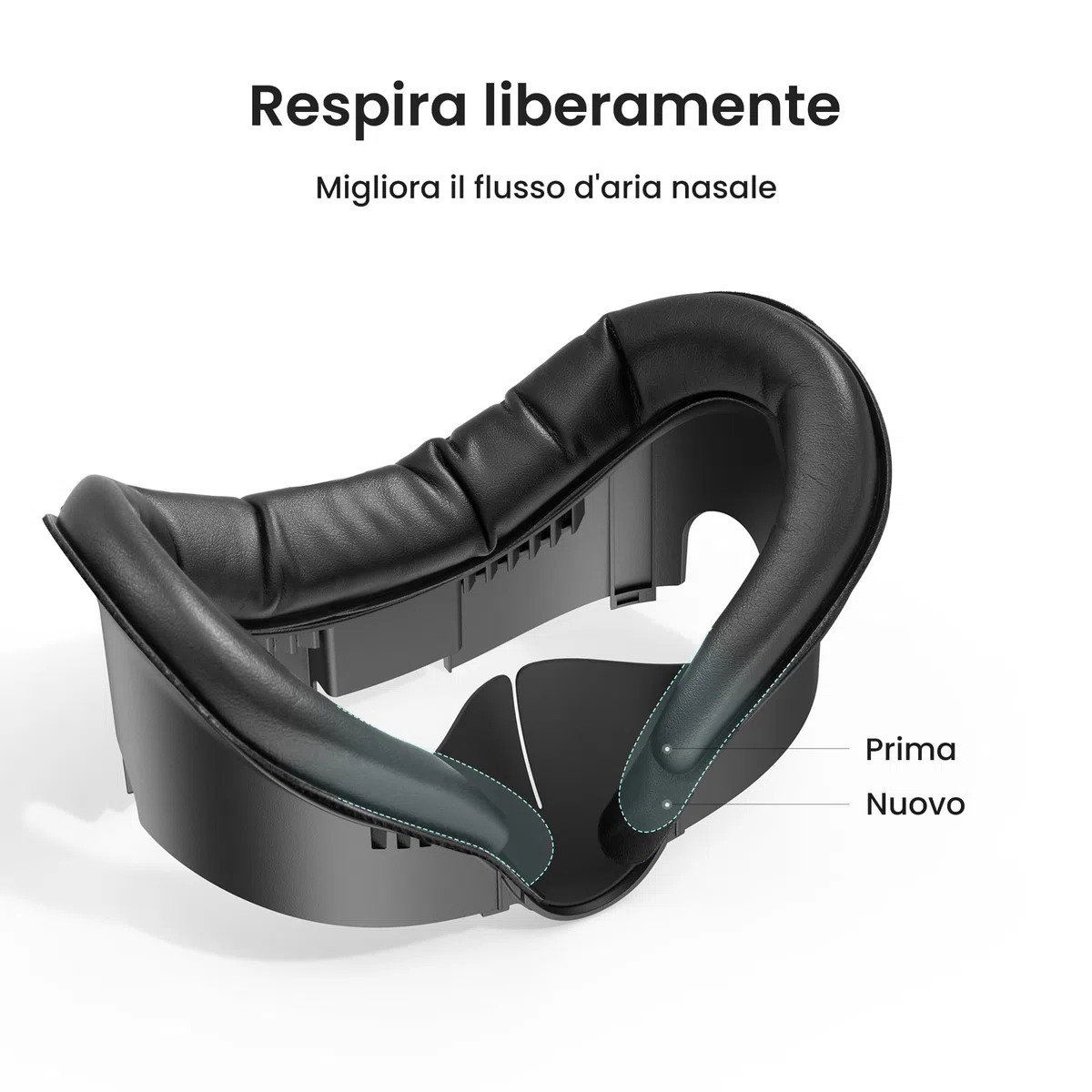 KIWI design V3 Interfaccia Facciale, Pad Facciale Compatibile con gli Accessori Meta Quest 3, NON per Quest 3S