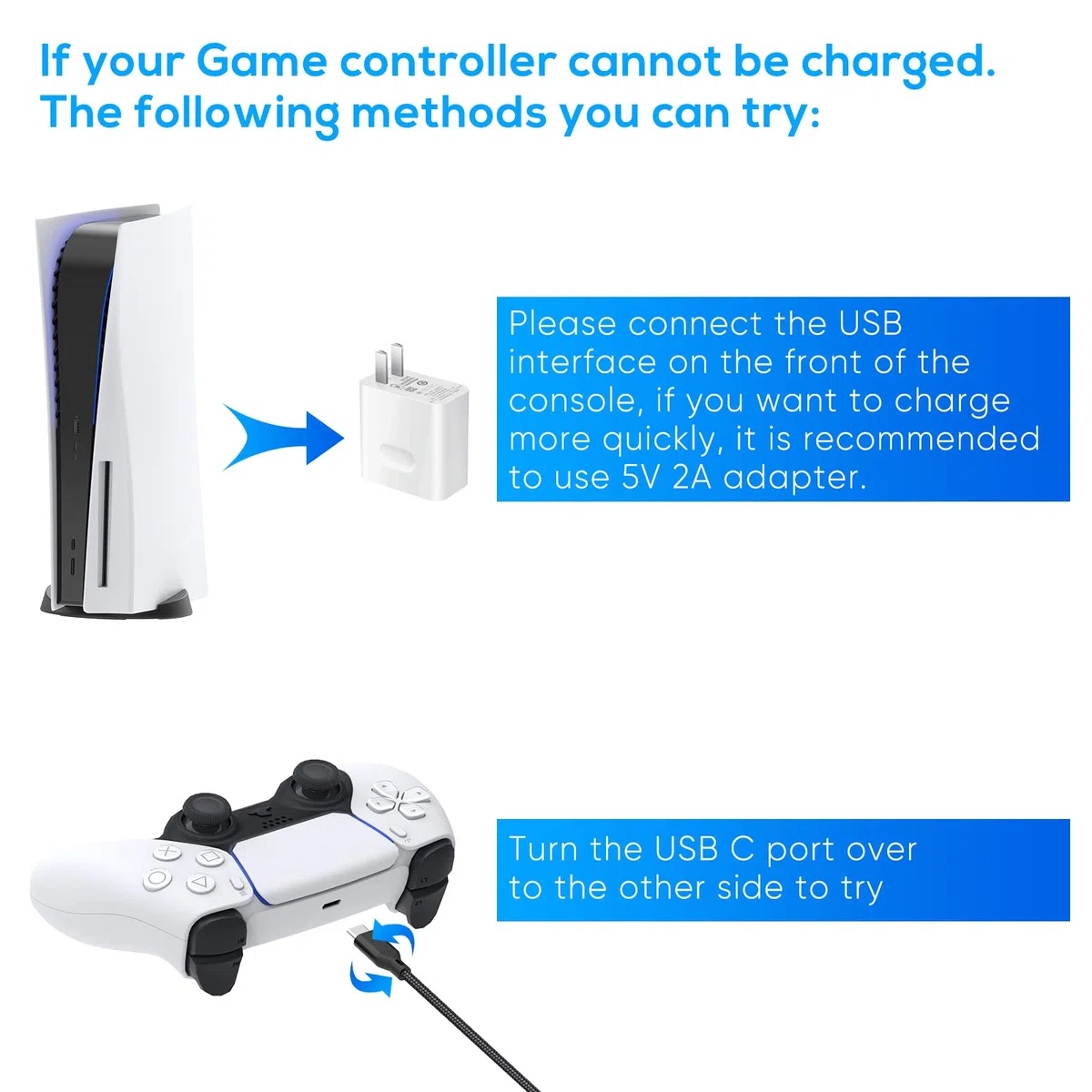 FYOUNG Cavo USB C da 5 m per controller PS5 DualSense/Pro Controller/controller Xbox/Nintendo Switch/Switch OLED/Switch Lite, cavo di ricarica lungo intrecciato per telefono cellulare, tablet, nero