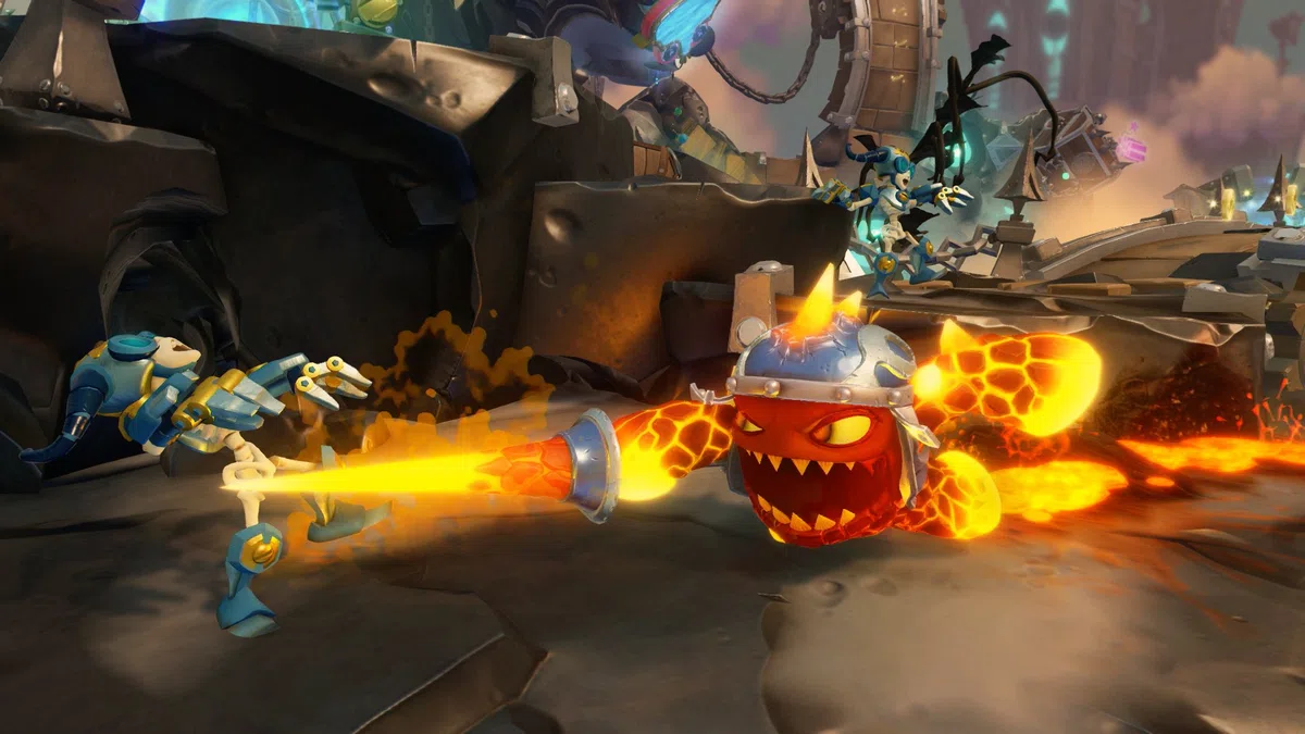 Skylanders Super Chargers Driver Lava Lance Eruptor