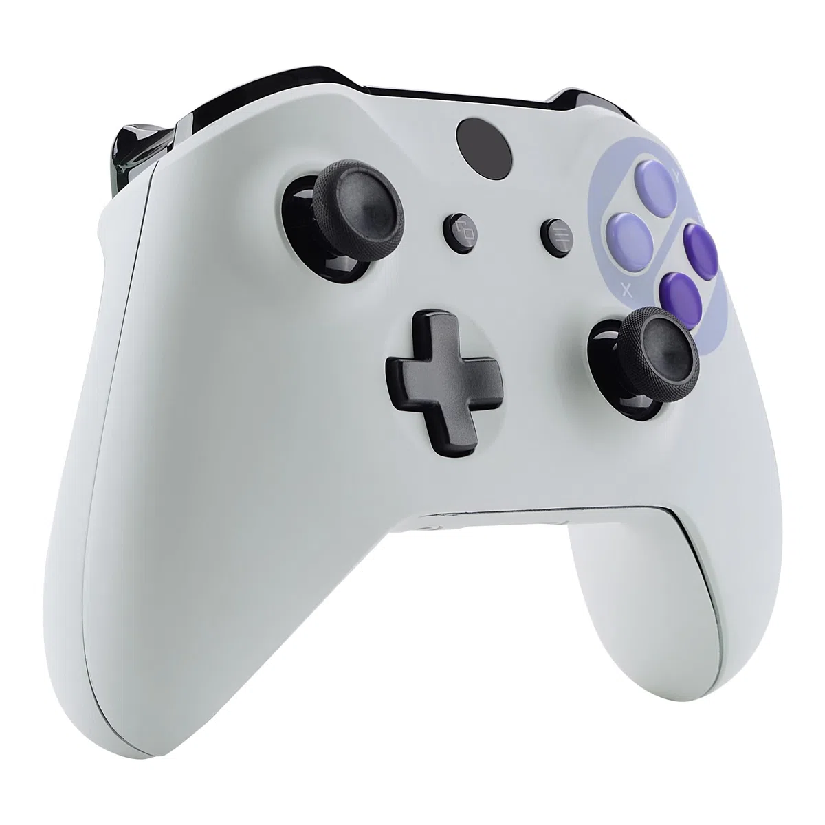 eXtremeRate Cover Grip Ricambio per Xbox One S X Controller Scocca Anteriore Guscio Posteriore Pulsanti Tasti ABXY per Xbox One S X Joystick(Model 1708)-Stile SNES Classic