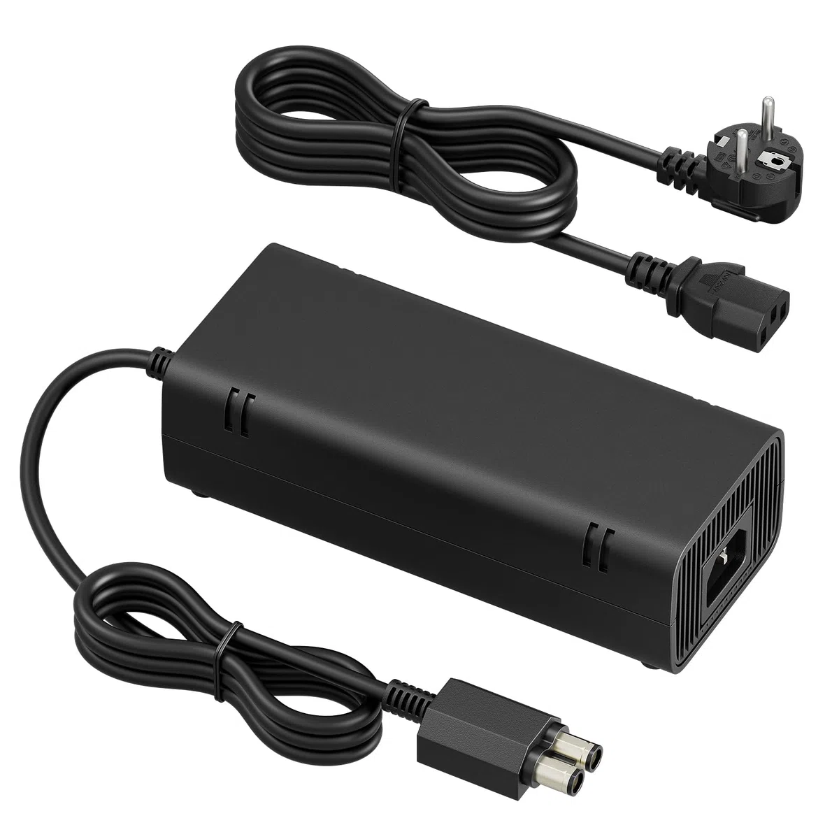 Alimentatore per Xbox 360 Slim, Alimentatore Console Xbox 360 Slim Caricatore, con cavo di ricarica europeo