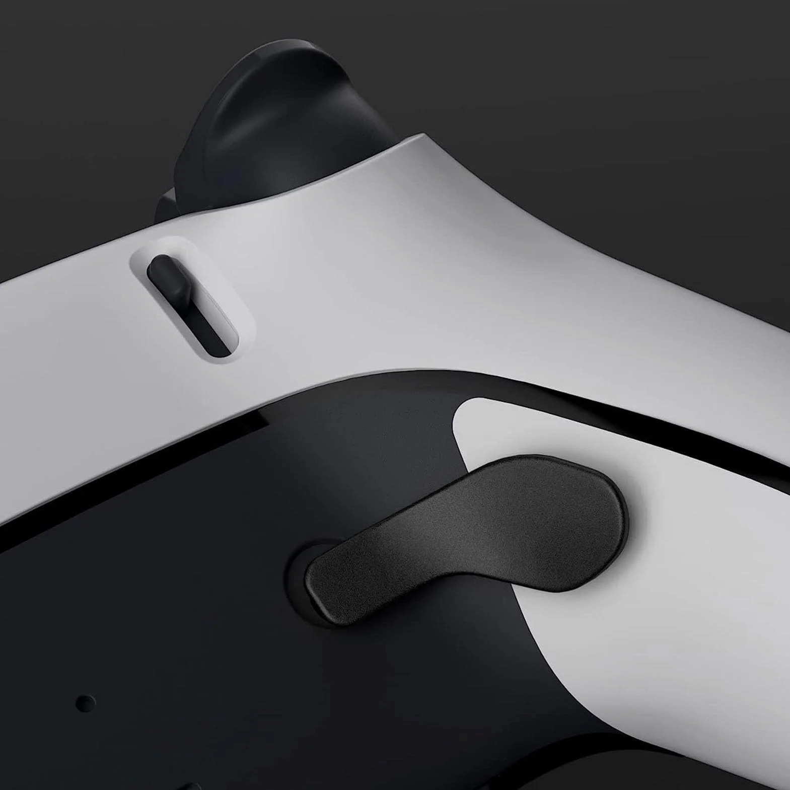 Set di 4 pallet in metallo, 2 paia di bottoni a spalla per controller parti di ricambio per controller Edge (nero)