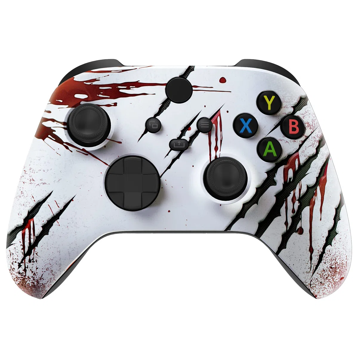 eXtremeRate Cover Controller per Xbox Series X S Joystick,Custodia Copertura Scocca Frontale Shell DIY Ricambio per Xbox Series X S Joypad Model 1914-Attacco Selvaggio