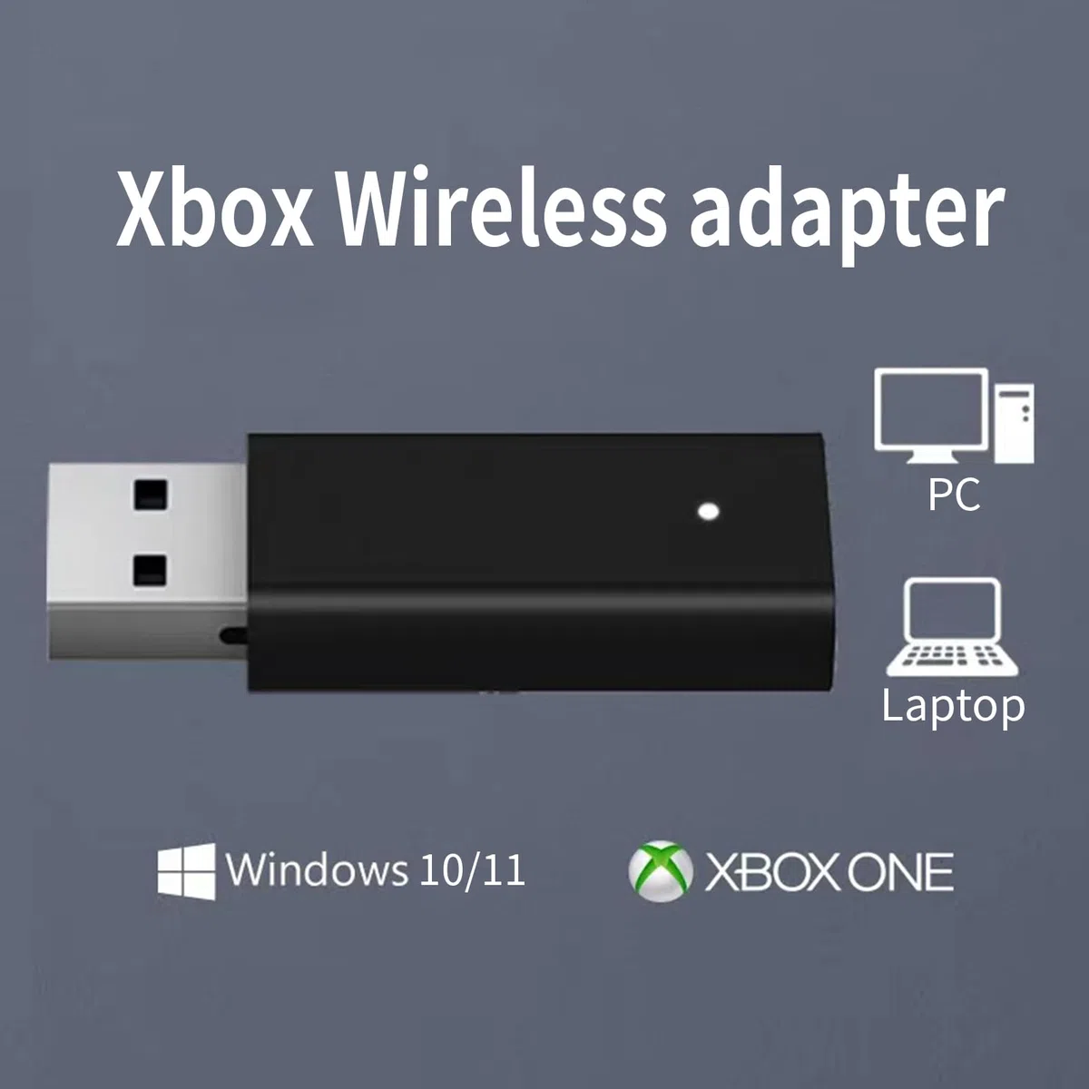 Adattatore Wireless per Controller Xbox – Adattatore Bluetooth per Controller Xbox X/S/Elite, Compatibile con Windows 10/11/8/8.1/7