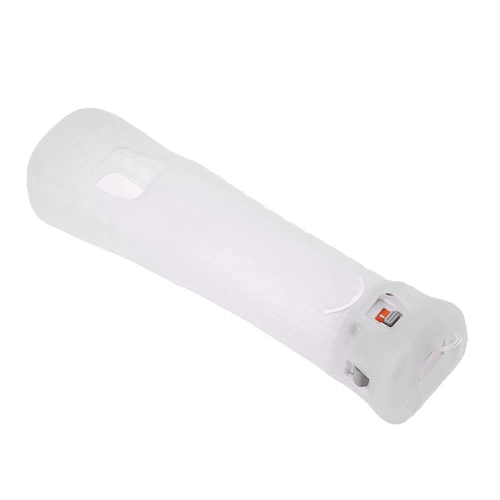 Motion Plus Adattatore sensore MotionPlus + Custodia in Silicone per Telecomando Wii Nintendo, Compatibile con Una varietà di Giochi Wii, Plug And Play(Bianca)
