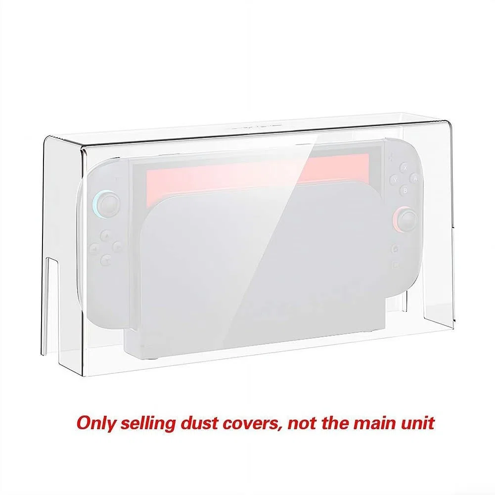 Per Nintendo Switch 2 Cover antipolvere trasparente in acrilico protettivo per console anti-polvere antigraffio