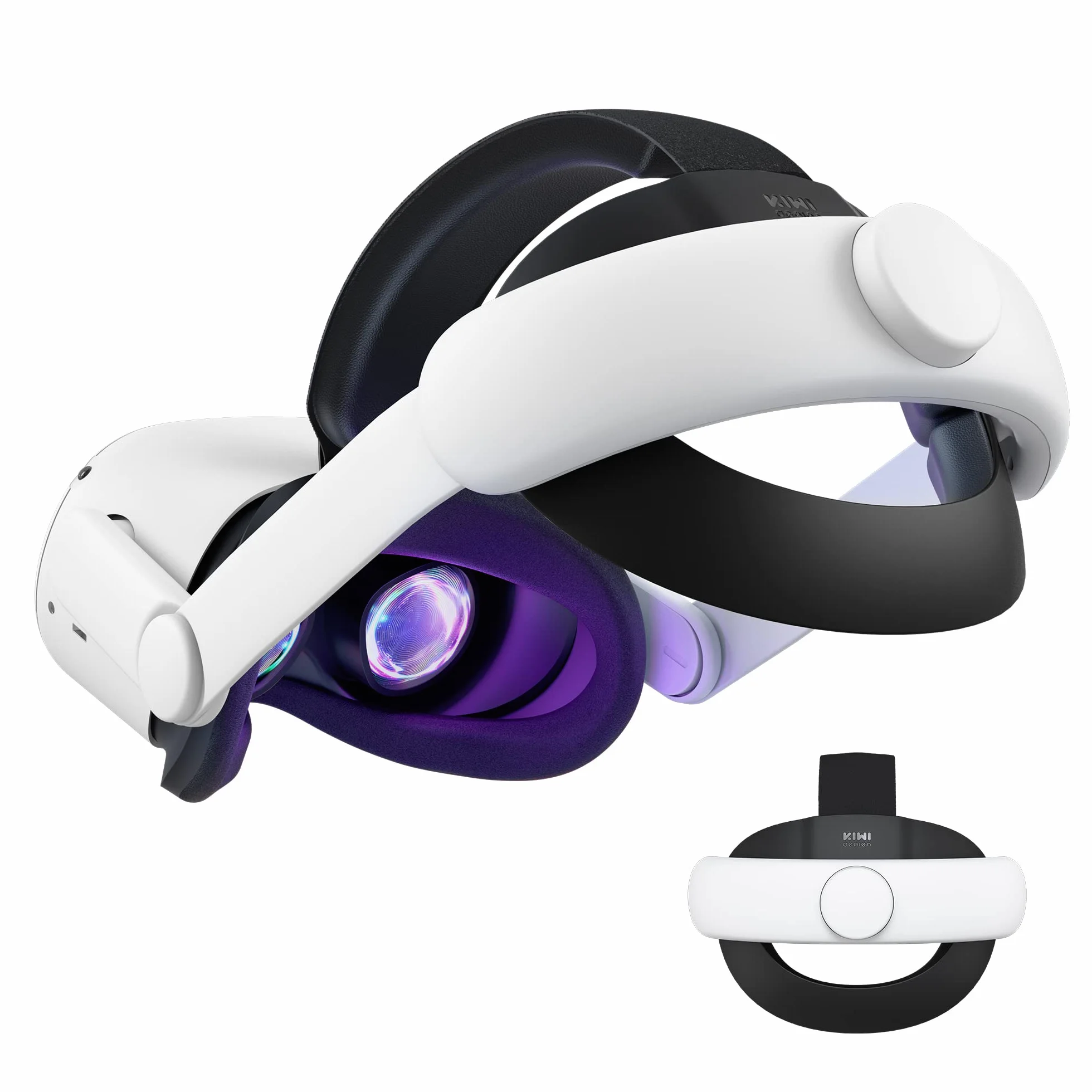 KIWI design Cinturino per Testa Compatibile con Quest 2