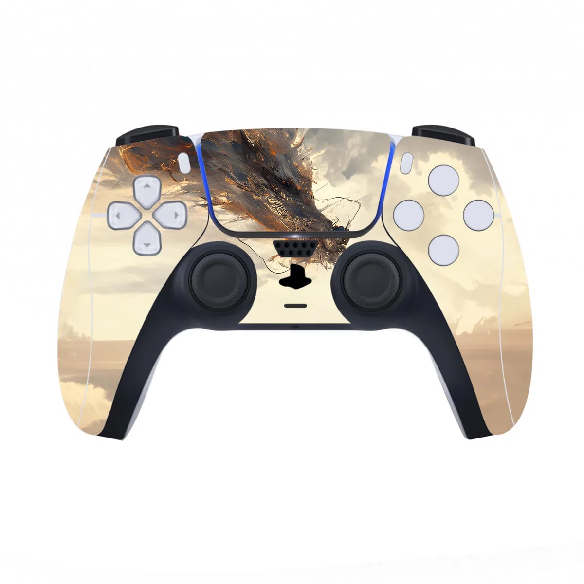 PlayVital Adesivo Skin per ps5 Console Disco Edizione&Controller&Telecomando&Cuffie&Base di Ricarica,Sticker Decal Cover Vinile per Standard Edition-Incontro di Camminatore