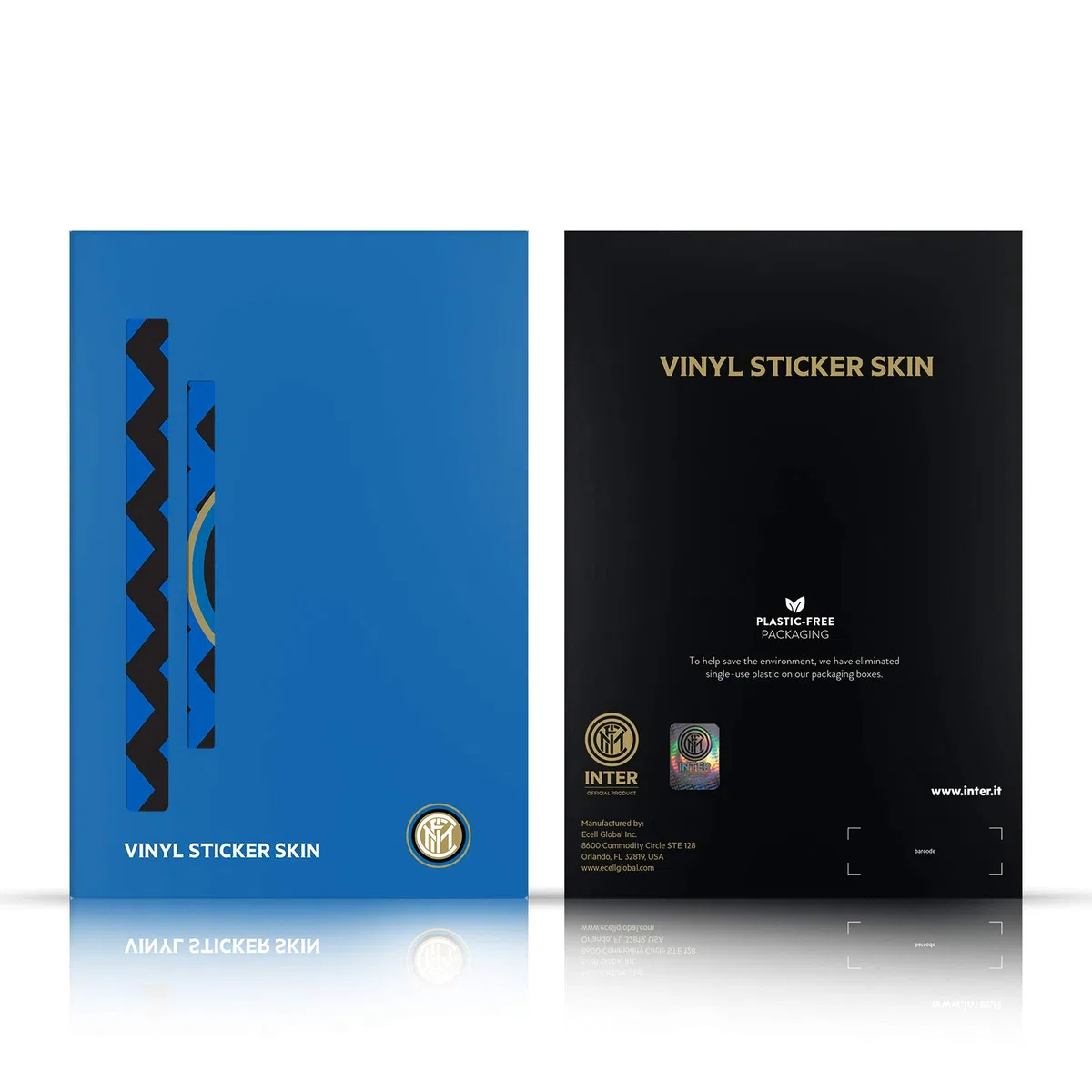 Head Case Designs Licenza Ufficiale Inter Milan Blu E Nero Logo Pieno Opaca in Vinile Sticker Gaming Pelle Adesivo Compatibile con Nintendo Switch Lite