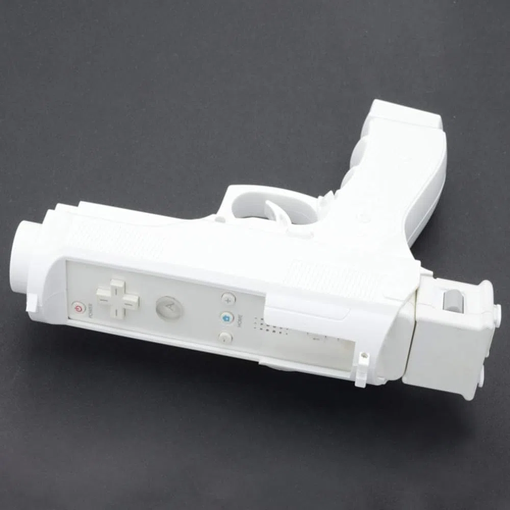 OSTENT Light Gun Pistol Shooting Sport Videogioco compatibile per Nintendo Wii Remote Controller Confezione da 2