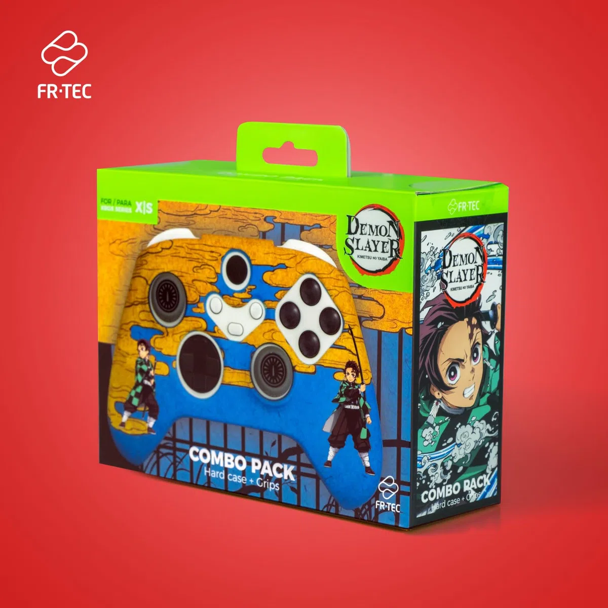 FRTEC Custodia per controller Xbox Series Demon Slayer, maniglie per KIMETSU NO Yaiba Joysticks, Xbox Series Gaming Hard Case