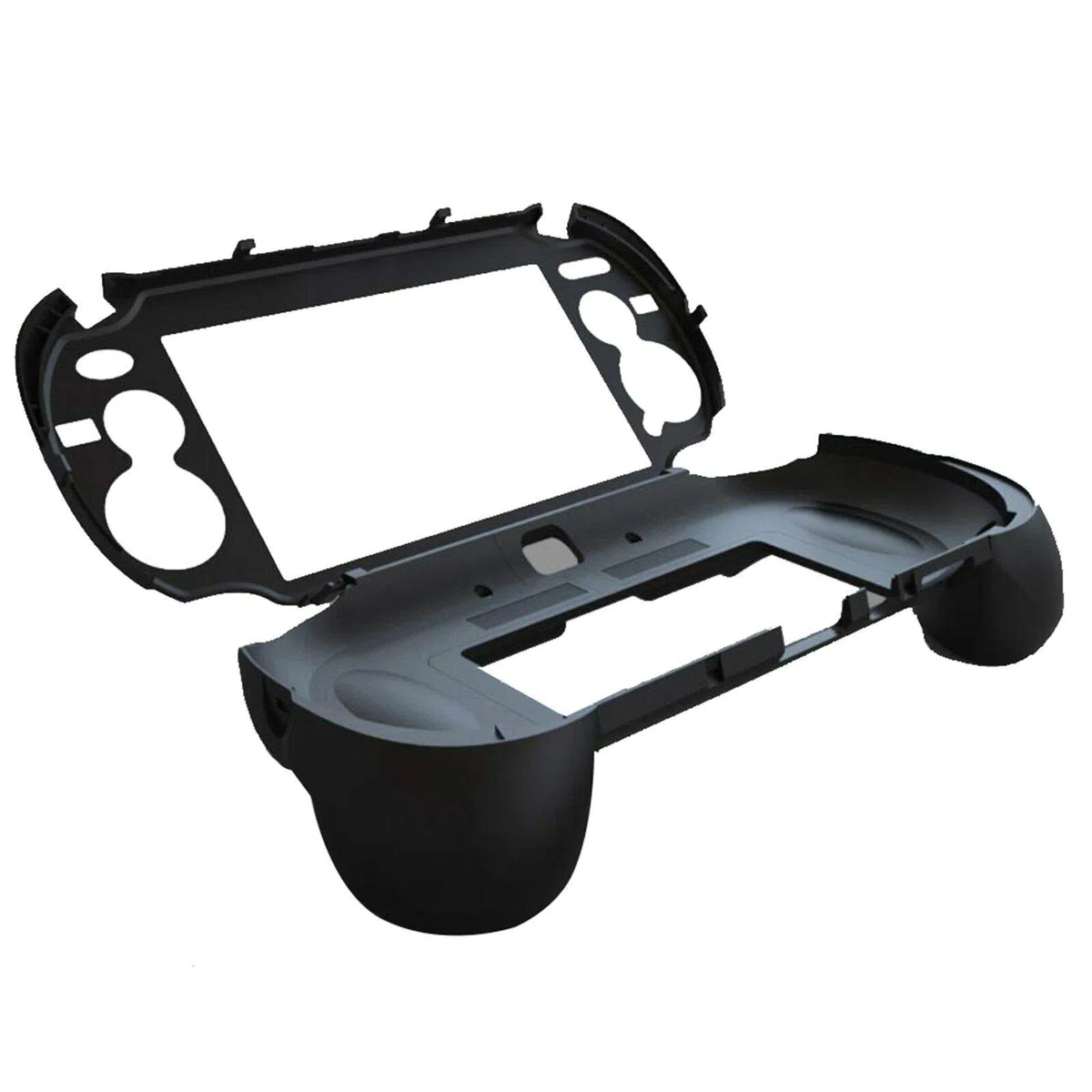 L2 R2 Trigger Hand Grip Shell Controller Custodia Protettiva per Sony Playstation PS Vita 1000 (Nero)