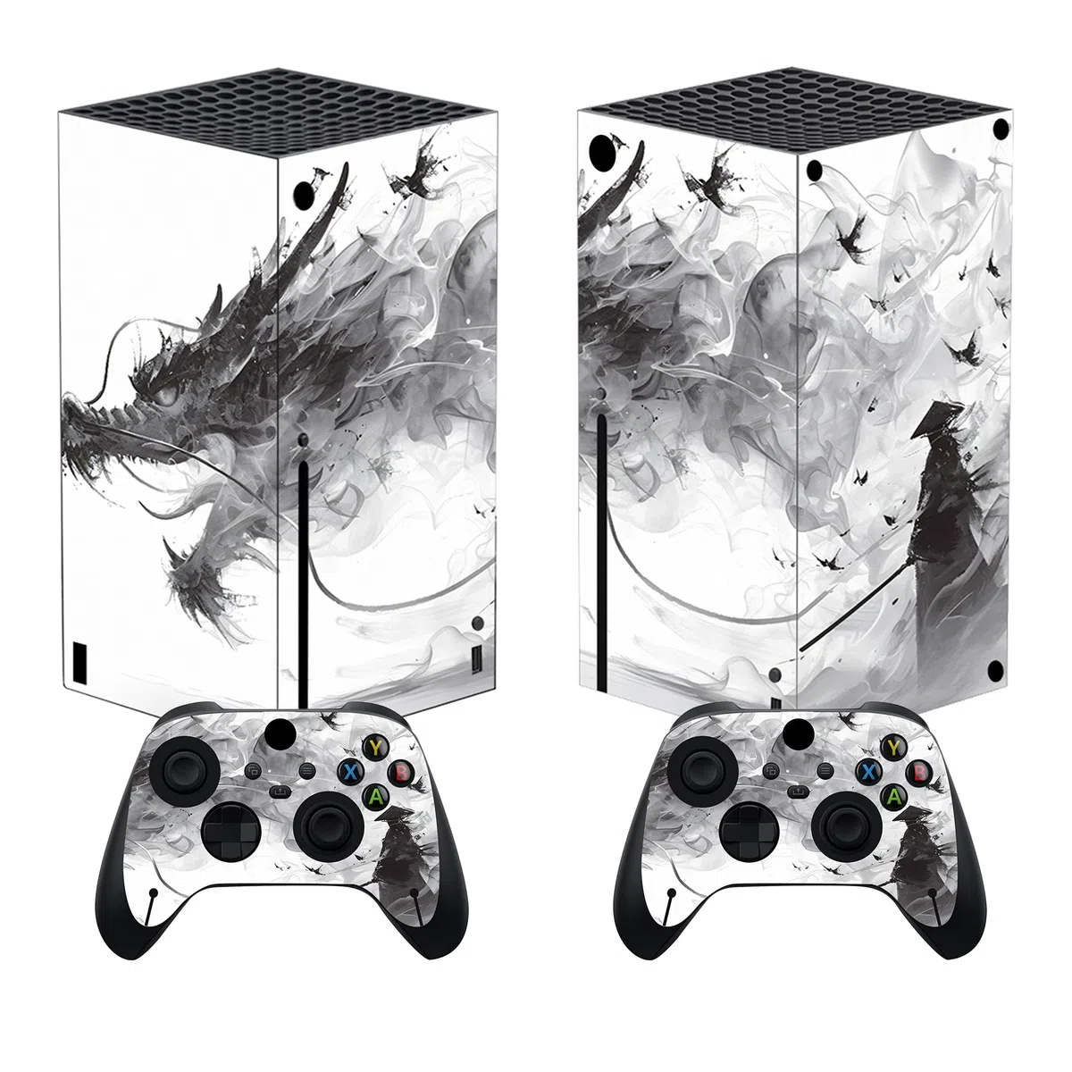 playvital Adesivo Skin per Xbox Series X Console&Controller,Sticker Decal Cover Vinile per Xbox Series X-Drago Mistborn