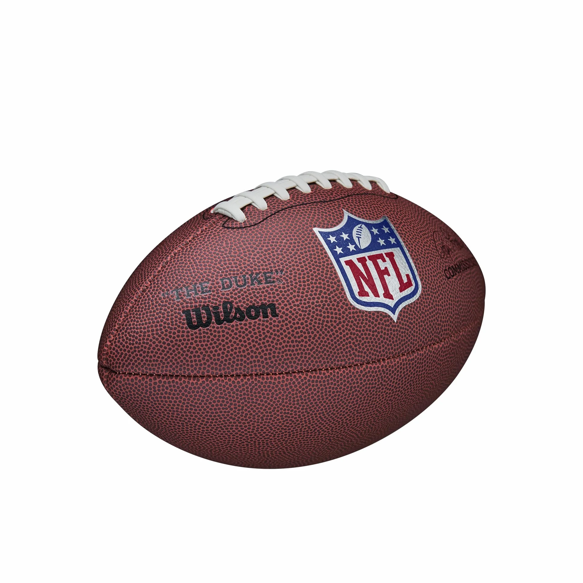 Wilson, Palla da Football Americano NFL Duke Replica, Pelle composita, Dimensioni Ufficiali, Marrone, WTF1825XBBRS