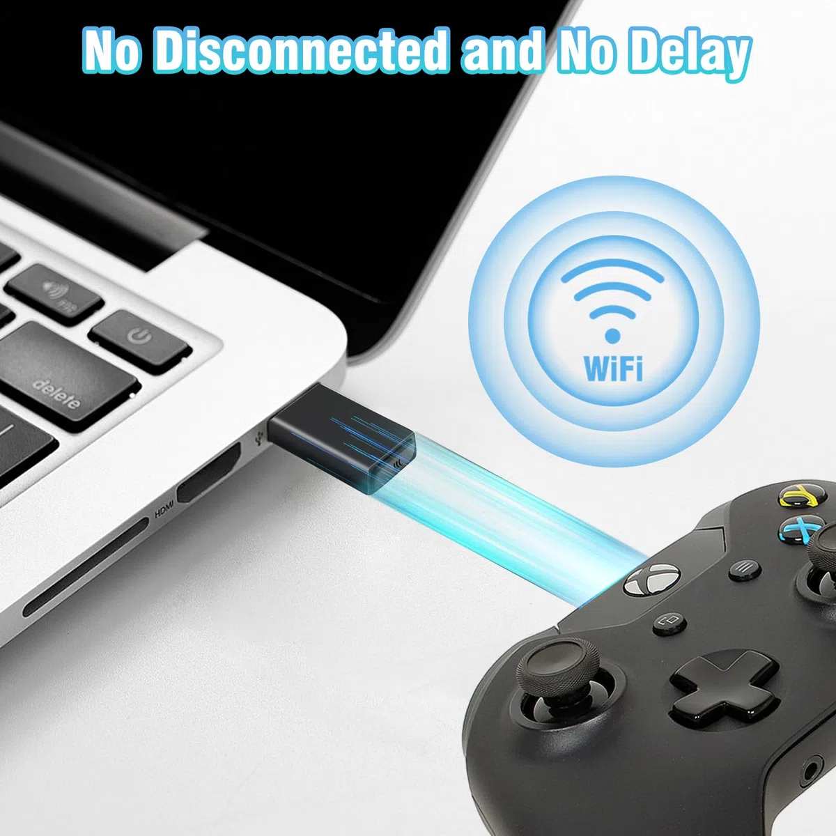 RUIZHI Adattatore wireless compatibile con il controller X-box One X-box One Serie X X-box One X S per PC Windows 10