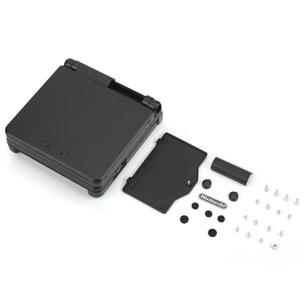 Cover protettiva per Gameboy SP, custodia di ricambio per Nintendo Game Boy Advance GBA SP (nero)