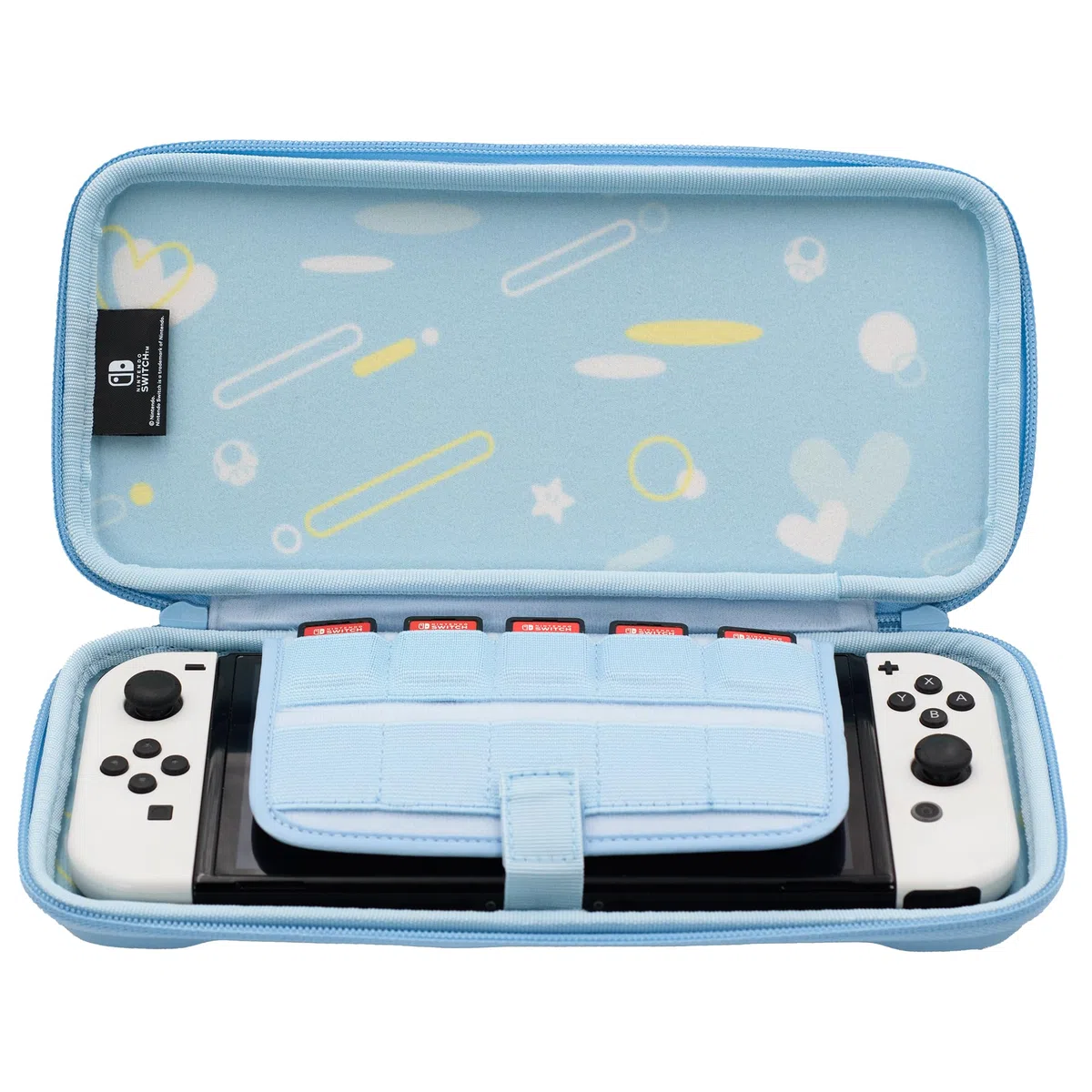 HORI Custodia sottile e resistente (City Pop Peach) per Nintendo Switch, con licenza ufficiale Nintendo